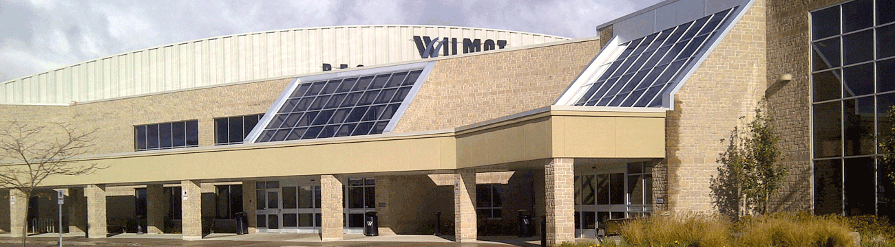 Exterior of Wilmot Recreation Complex