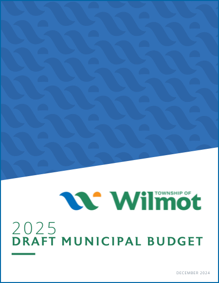 Cover of the 2025 draft budget package